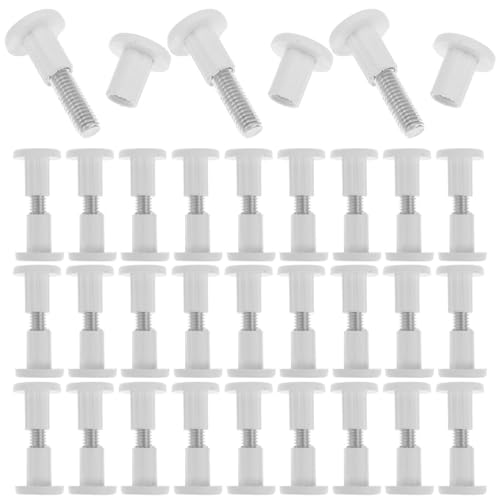 Kit de fixation de planche de meubles robuste Luxshiny en polymère blanc durable