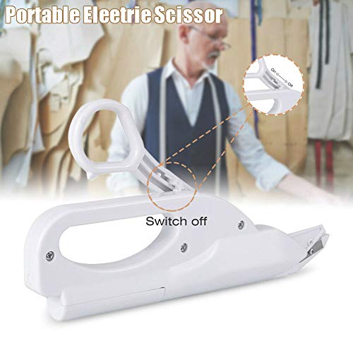 Multipurpose Electric Automatic Scissors Shears Safety Battery Operated Handheld Electric Fabric Sewing Scissors By Superjune #TOP2