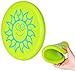BangShou Wurfscheibe für Kinder Softe Wurfscheibe Weiches Flying Disc Verdickte mit Cartoon Muster für Kinder Sport (Grüne Sonne)