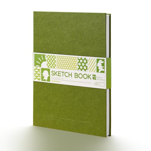Arrtx A4 Sketchbook, Lay Flat Hardcover Sketch Book(120 Pages) 180GSM/90lb, Acid-Free Art Sketchbook for Artist, Students and Beginners image 11