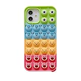 Ultra Thick Soft Silicone Squeeze It Case with Neck Strap for Apple iPhone 11 iPhone11 Monsters Univ