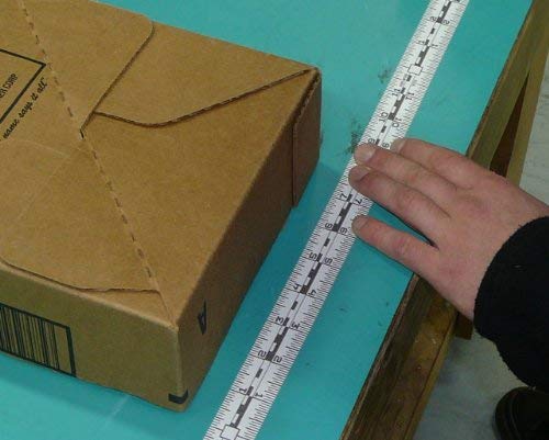 Cinta métrica en rollo continua de 12 pulgadas blanca miniatura 5