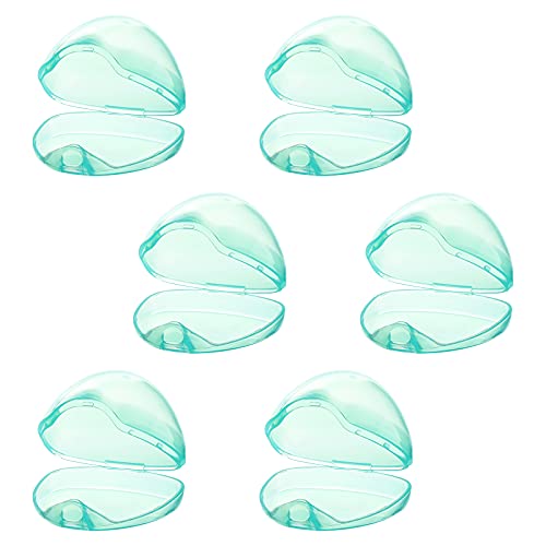 Image of Accmor Pacifier Case, Pacifier Holder Case, Pacifier Container for Travel, BPA Free,Transparent Green, 6 Pack
