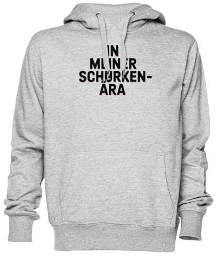 Sweat à capuche gris unisexe avec motif imprimé en jersey de coton confortable