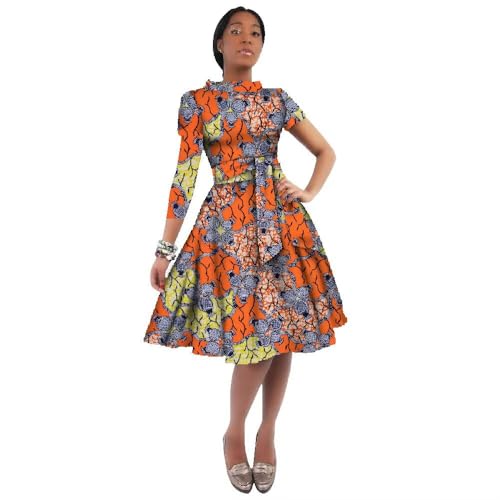 African Dresses for Women Ankara Wax Print Evening Dresses Dashiki Women Outfits Plus Size Africa Party Clothing