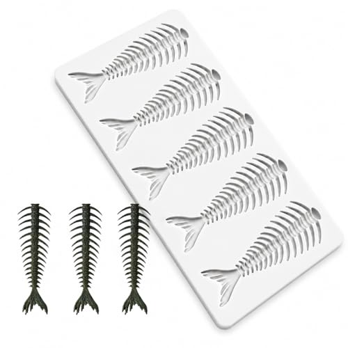 Fish Bone Silicone Fondant Mold for Cake Decorating,Gum Paste, Chocolate