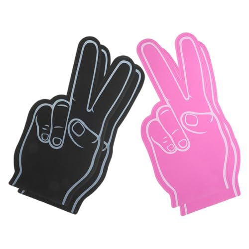 Dedos de espuma para porristas: accesorio creativo y ligero de 4 piezas para partidos de fútbol.