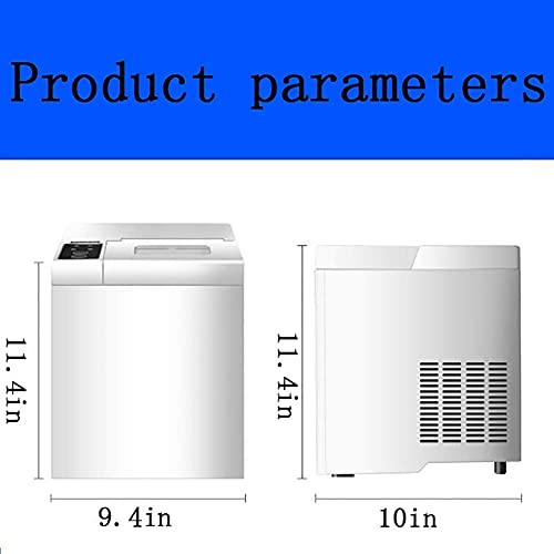 Máquina portátil automática para hacer cubos de hielo 26 lbs miniatura 7
