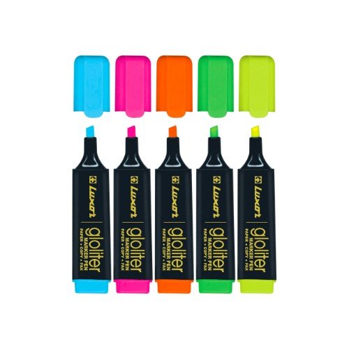 Luxor Highlighter Pen(Pack of 5) Pack of 5 10 packs (50 pcs) Amazon