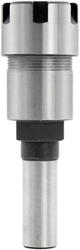 Tidyard Spring Steel 1/2 Inch Shank Router Bit Extension Rod Milling Cutter Extender Collet Holder Adapter with ER20-13 13mm Collet Chuck