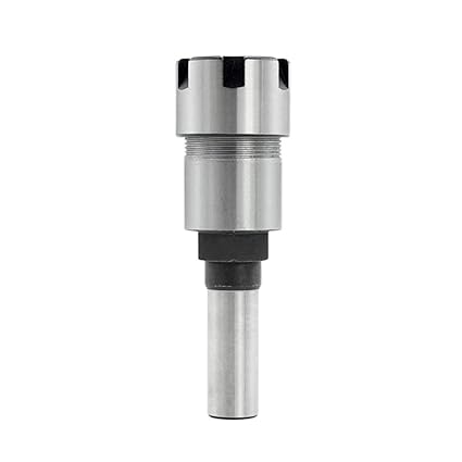Spring Steel 1/2 Inch Shank Router Bit Extension Rod Milling Cutter Extender Collet Holder Adapter with ER20-13 13mm Collet Chuck