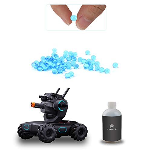 RCstyle High-End Intelligence Toy Tank Shooting Water Pearls Gel Soft Foam Bullet Compatible with DJI Robomaster S1 Supplement Accessories About 30000pcs (Blue)