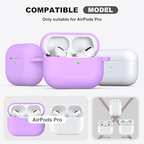 image for R-fun for AirPods Pro 2nd/1st Generation Case with Cleaner Kit,Soft Si