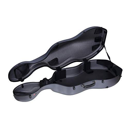 image for Crossrock Ultra Carbon Fiber Cello Case lightweight as 5.6 LB Only, Fi