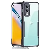AOYIY Funda para Oneplus Nord 2 5G, protección de Lente de cámara, Marco de Parachoques de TPU anticaída con Cubierta Trasera Transparente de Panel de PC para Oneplus Nord 2 5G (Negro)