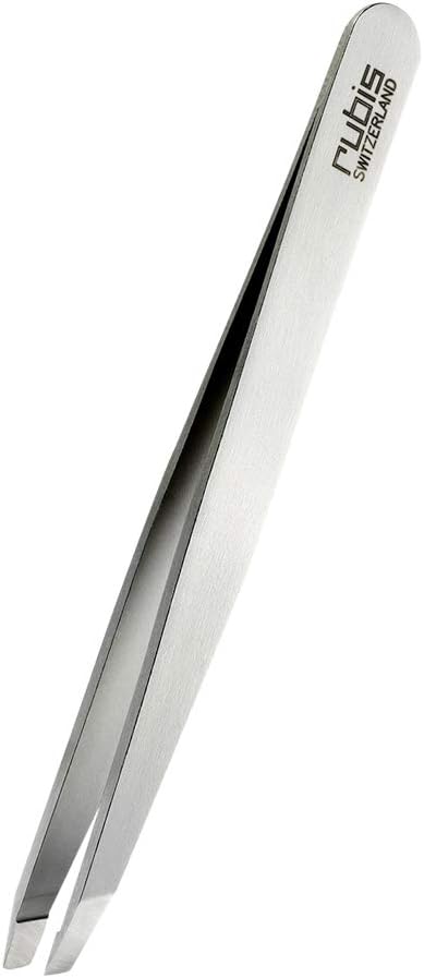Switzerland Slanted Tip Tweezer-Silver