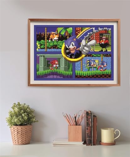 Puzzle Cube 500 pièces : Sonic Clementoni Puzzles - vue 4