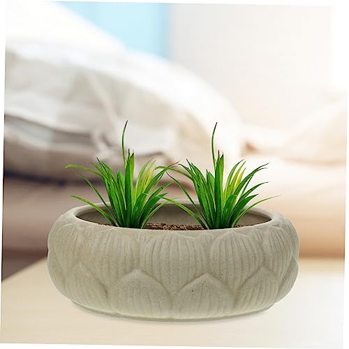 Pot de fleurs céramique forme de jonquille pour réussir vos plantations sans fuite - 3