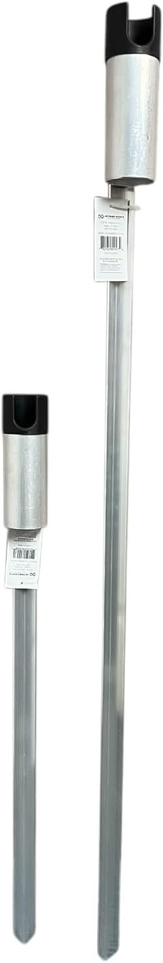 Lee Fisher Sports Aluminum Sand Spike Rod Holder – 42” Beach Fishing Rod Holder for Surf, Pier & Shore Anglers