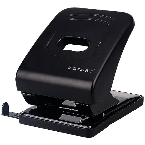 Q-Connect Heavy Duty Hole Punch 40 Sheet Black KF01236