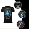 Iron Maiden T-Shirt Fear of The Dark. Official Black Rock T-Shirt. Band Heavy Metal. Cotton. Unisex. Adult Boy. (XL) #4