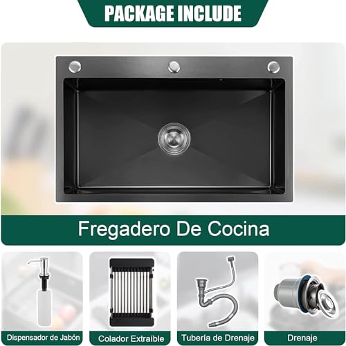 Consejos y comparativas para Comprar Piletas para isla de cocina los mejores 5. 14 Imagen adicional
