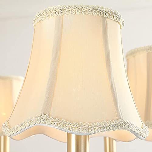 Chandelier cristal moderne chic et suspension dorée de salon - 7