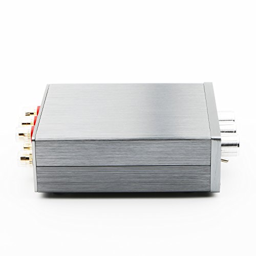 Mini Digital Stereo Amplifier, Hifi Amplifier with Subwoofer, 2 Channel Class D Audio Power Amplifier 50W+50W+100W, DC12V - 24V, 2.1 Volume Controlled Stereo Amp for Home or Car - Thumbnail 3