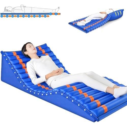 Colchón de presión de aire para prevención de úlceras, diseño antiescaras con función de giro a la izquierda y a la derecha, ideal para heridas por presión