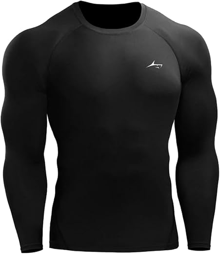 PROSHARX Full Sleeve Compression T-Shirt - Athletic Base Layer Tights for Fitness