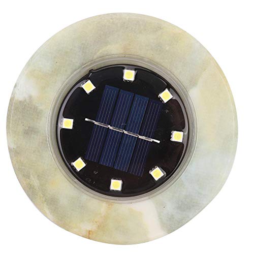 Under Ground Lamp Solar Power Buried Light 8 LED Ground Lights Outdoor Solar Power Under Ground Lamp Garden Decking Lamps for Garden Decking Outdoor Use