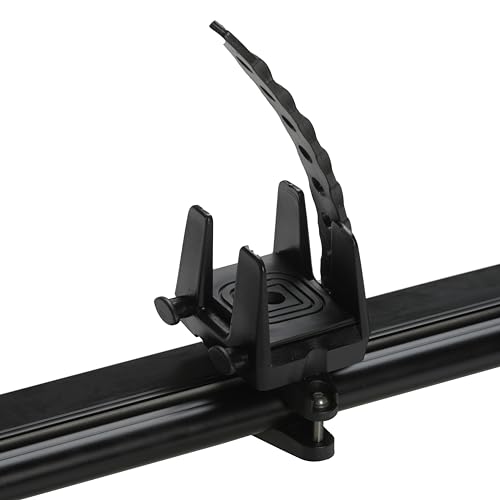 Multi Purpose Holder for Car Roof Rack Cross Bars for Carrying skis, ski Poles, Fishing rods, Kayak Paddles, Spades, Shovels | Universal Mount- Qty -2