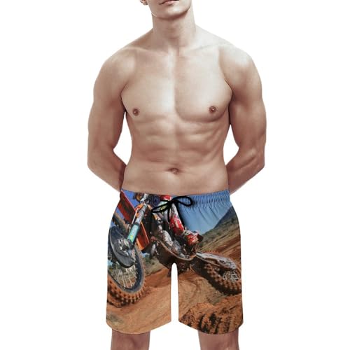Swim trunk avec poches style motocross idéal pour la plage en taille S - 3