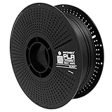 HATCHBOX 1.75mm PLA 3D Printer Filament Reload Series 1 KG Refill, Includes Reusable Spool for 3D Printing, Dimensional Accuracy +/- 0.03mm, Black