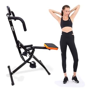 FFitness FLTBC300 Total Power Body Crunch Pomp met LCD-display, fitnesstrainer, multifunctioneel gereedschap voor borst, gluten, buiken, benen en armen, swap