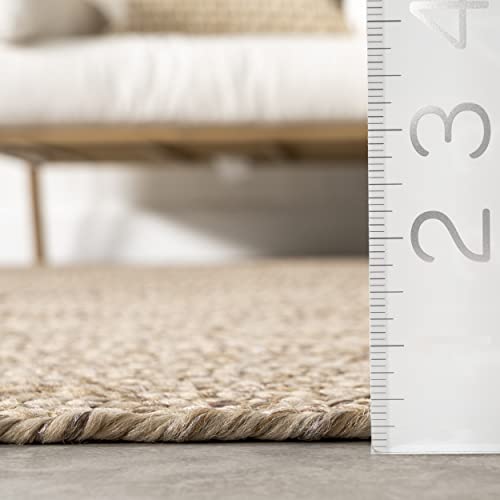Nuloom Wynn Braided Indoor/Outdoor Area Rug, 3' X 5' Oval, Tan #TOP5