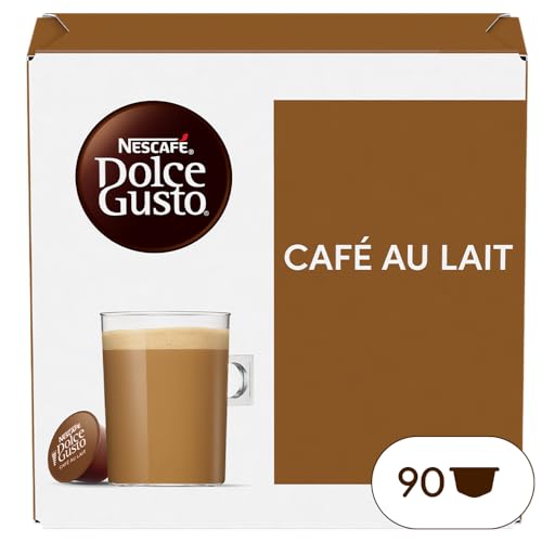 Nescafé Dolce Gusto Café au Lait - Café - 90 Capsules (Pack de 3 boîtes XL x 30)