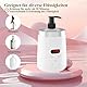 JOJOCOSMO Massageöl-Wärmer,Massageölwärmer mit zwei Ölflaschenspender, stufenloser Erwärmer von 0 bis 65 °C,Lotion Flaschenwärmer Spenderheizung, for Salon, Haushalt Massageöl Flaschenwärmer,Weiß