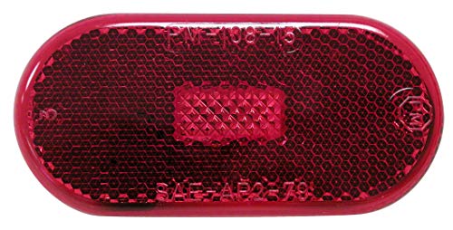 Peterson Manufacturing V128R Red Oval Clearance Light
