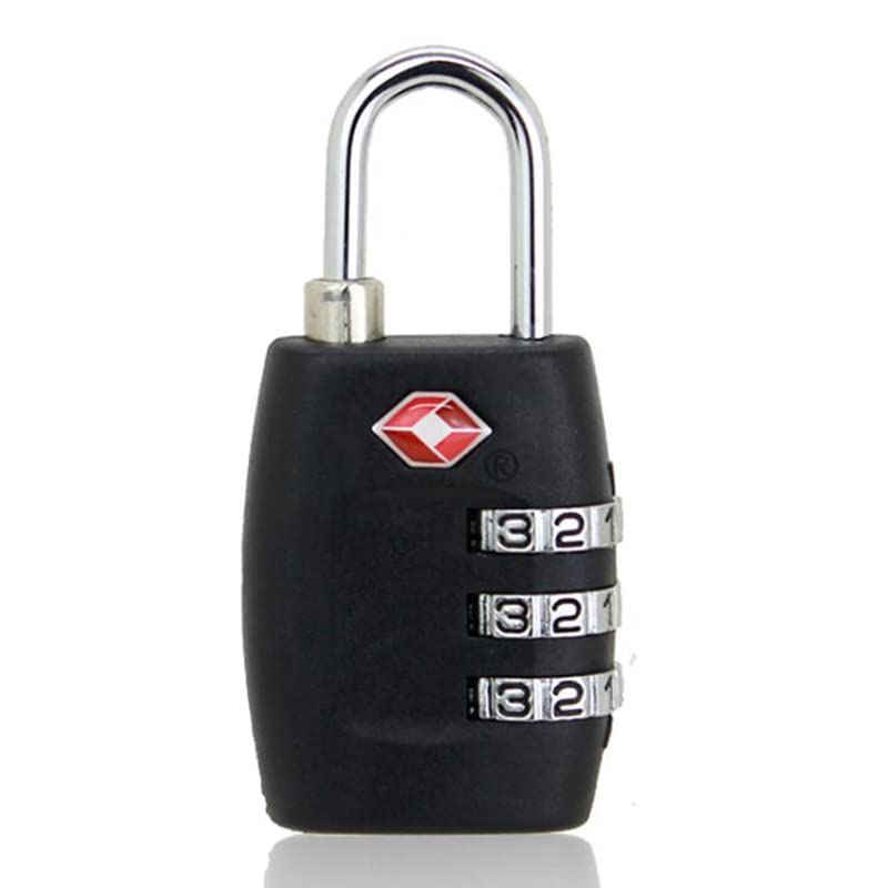 Candado de combinación, candado para exteriores, cerradura de combinación inteligente para equipaje de viaje, maleta, código antirrobo, candado de contraseña de aduana (negro)