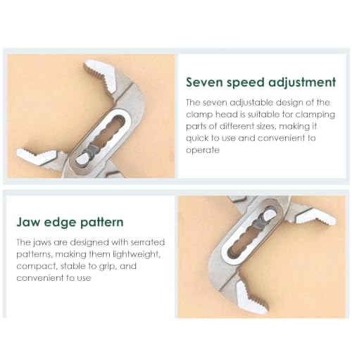 Llave inglesa Eagle Beak Design alicate ajustable para tubos y tuercas 6
