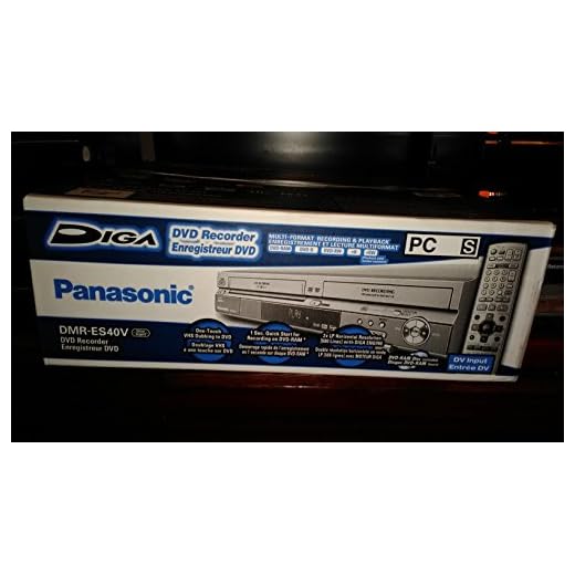 Panasonic DMR-ES40VS VHS / DVD Recorder Silver