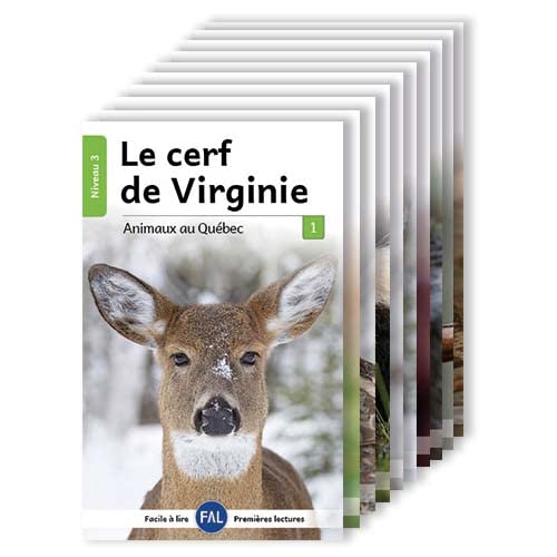 Animaux au Québec - Série documentaire pour lecteurs débutants
