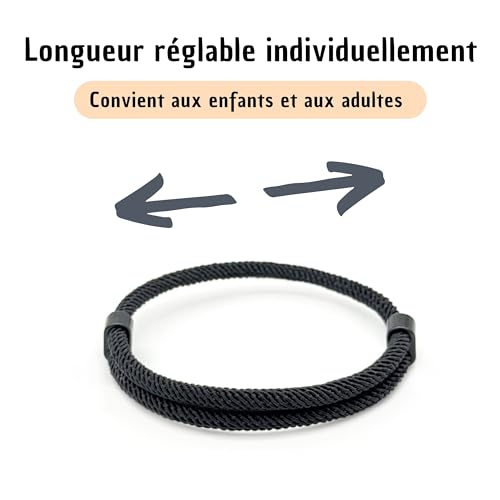 Bracelet Paracorde fait de corde à voile corde en Nylon - Hommes et Femmes – vue 2