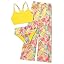 Yellow & Flower Print
