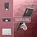 nuckees –The Only Phone Grip & 4-way Locking Stand For Vertical/horizontal Viewing, Magnetic, Collapsible & Patented Snughug Technology To Custom Fit Any Hand – Rose Gold (iphone 11 Compatible)