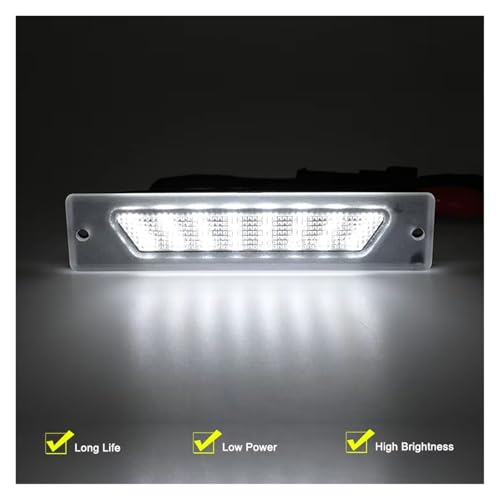 Luz matrícula LED para Fiat Ducato 1994-2002 blanca impermeable 4