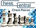 Heavy, Triple Weighted, School, Club, Tournament Chess Set, Black/White - 34 Chess Pieces (2 Extra Queens), 3.75