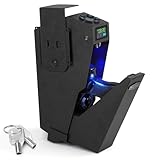 Mutak Gun Safe for Handgun, Drop Down Biometric Pistol Safe,...
