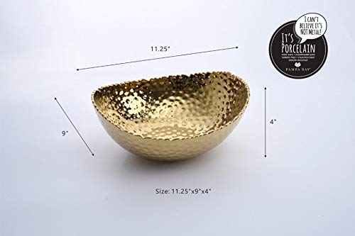 Pampa Bay Golden Milennium Large Oval Bowl #TOP2